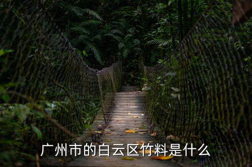 廣州值信 竹料，廣州市的白云區(qū)竹料是什么