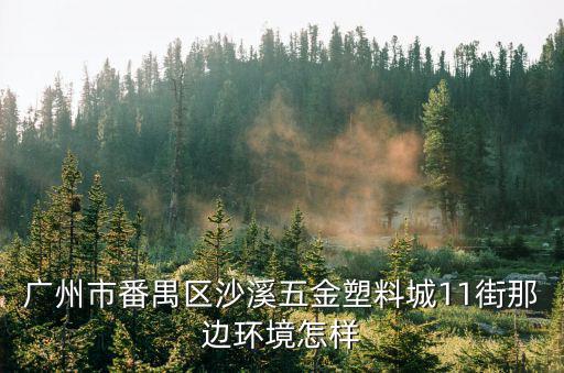 廣州市番禺區沙溪五金塑料城11街那邊環境怎樣