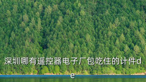 深圳哪有遙控器電子廠包吃住的計件de