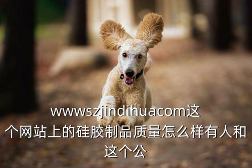 wwwszjindihuacom這個網(wǎng)站上的硅膠制品質(zhì)量怎么樣有人和這個公