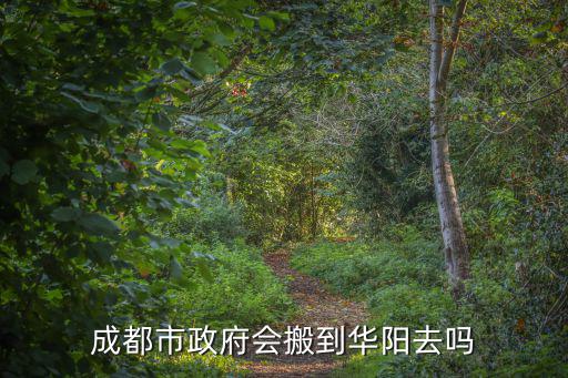 成都市政府會搬到華陽去嗎