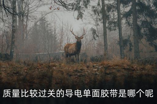 質量比較過關的導電單面膠帶是哪個呢