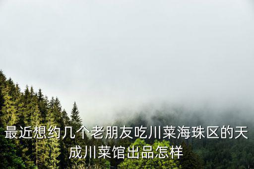 最近想約幾個老朋友吃川菜海珠區的天成川菜館出品怎樣