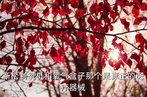 新松制氧機(jī)和氧氣盒子那個(gè)是真正的醫(yī)療器械