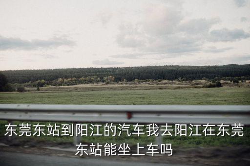 東莞東站回陽江，東莞汽車東站到陽江坐汽車多少錢