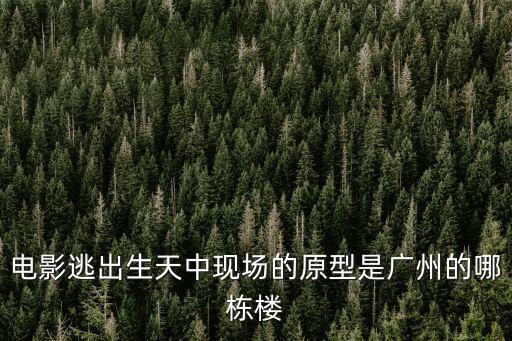 電影逃出生天中現場的原型是廣州的哪棟樓