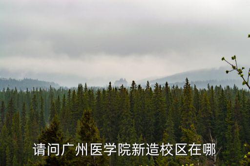 請問廣州醫(yī)學院新造校區(qū)在哪