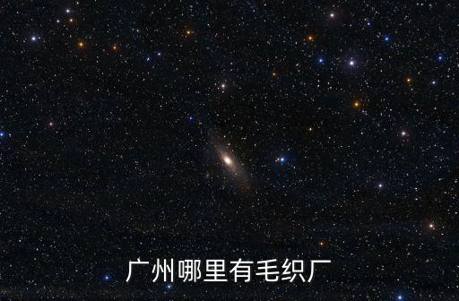 廣州哪里有毛織廠，請問廣州市哪里毛織廠多些