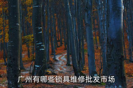 廣州有哪些鎖具維修批發市場