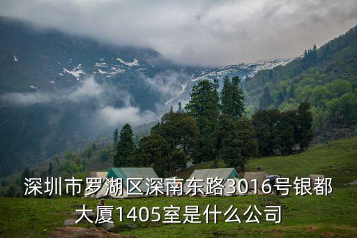 深圳市睿金貿(mào)易有限公司，深圳貝麗北路20號(hào)6樓是不是黃金生產(chǎn)公司