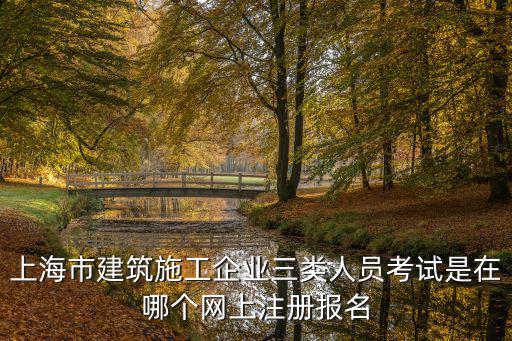 上海市建筑施工企業三類人員考試是在哪個網上注冊報名