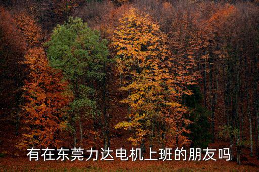 有在東莞力達電機上班的朋友嗎