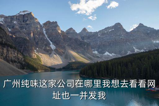 廣州純味這家公司在哪里我想去看看網址也一并發我
