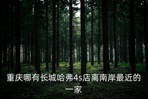 重慶哪有長城哈弗4s店離南岸最近的一家