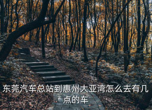 東莞汽車總站到惠州大亞灣怎么去有幾點(diǎn)的車