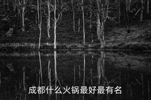 成都什么火鍋最好最有名
