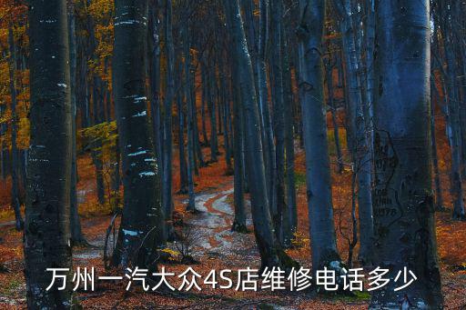 重慶市萬(wàn)州奧迪4s店，萬(wàn)州大眾四S