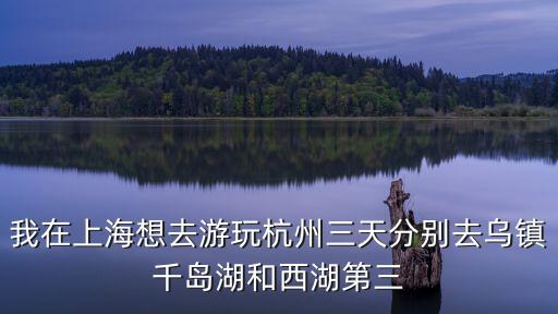 我在上海想去游玩杭州三天分別去烏鎮(zhèn)千島湖和西湖第三