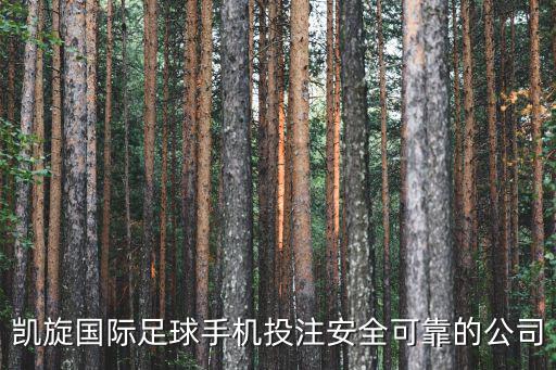 凱旋國際足球手機投注安全可靠的公司