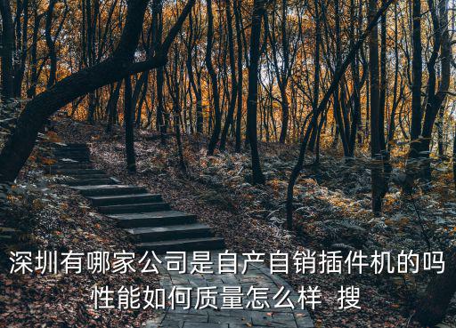 深圳有哪家公司是自產自銷插件機的嗎性能如何質量怎么樣  搜