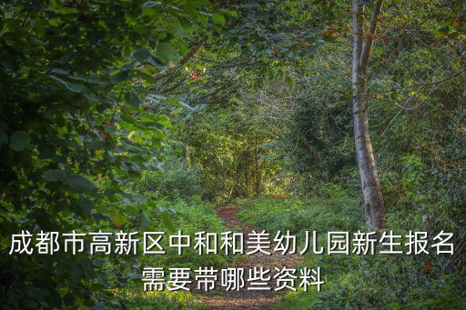 成都市高新區(qū)中和和美幼兒園新生報(bào)名需要帶哪些資料