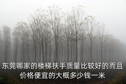 東莞哪家的樓梯扶手質(zhì)量比較好的而且價(jià)格便宜的大概多少錢(qián)一米