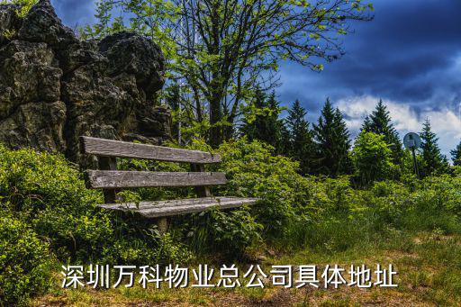 深圳萬科物業總公司具體地址