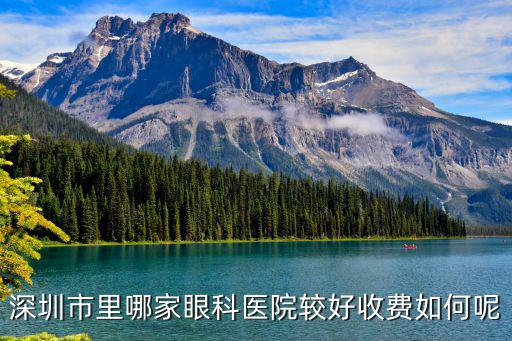 深圳市里哪家眼科醫(yī)院較好收費(fèi)如何呢