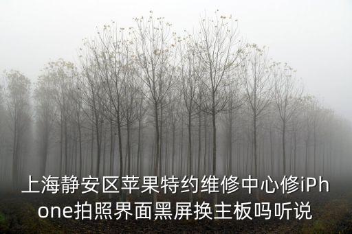上海靜安區(qū)蘋果特約維修中心修iPhone拍照界面黑屏換主板嗎聽說