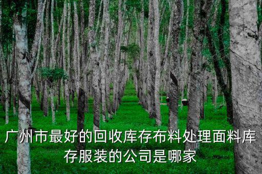 廣州市最好的回收庫存布料處理面料庫存服裝的公司是哪家