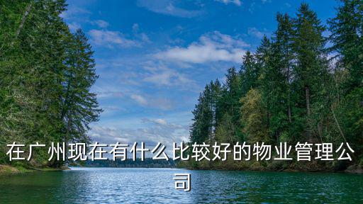 在廣州現(xiàn)在有什么比較好的物業(yè)管理公司