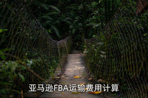 亞馬遜FBA運輸費用計算