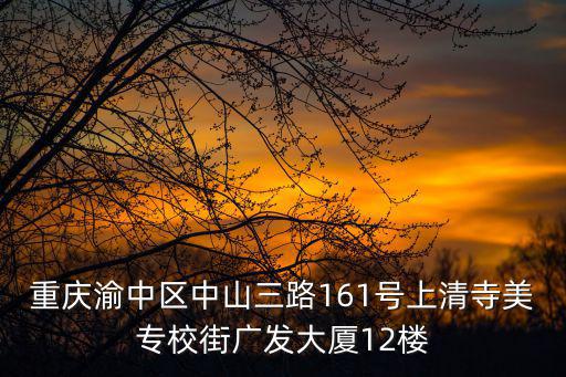 重慶市渝中區防雷辦，重慶渝中區人民路123號附1號是什么單位