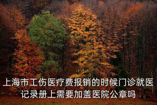 上海市工傷醫療費報銷的時候門診就醫記錄冊上需要加蓋醫院公章嗎