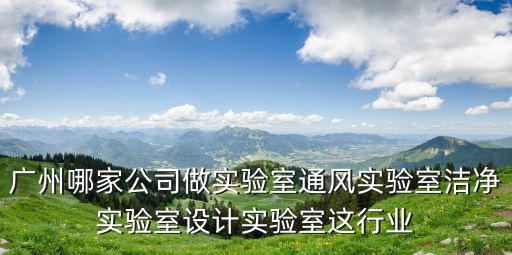 廣州哪家公司做實驗室通風實驗室潔凈實驗室設計實驗室這行業