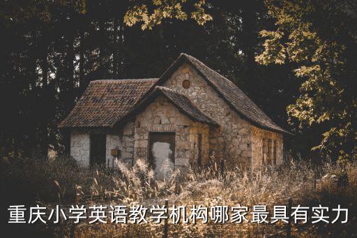 重慶小學英語教學機構哪家最具有實力