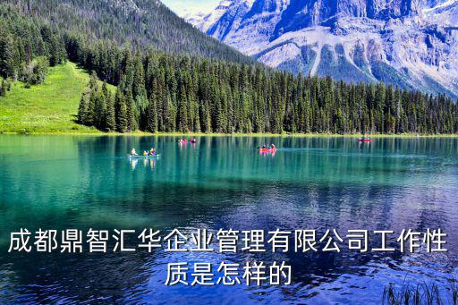 成都鼎智匯華企業(yè)管理有限公司工作性質(zhì)是怎樣的