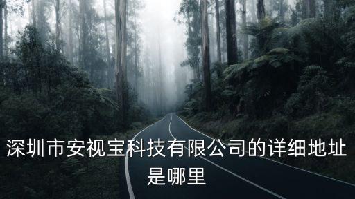 深圳市安視寶科技有限公司的詳細(xì)地址是哪里