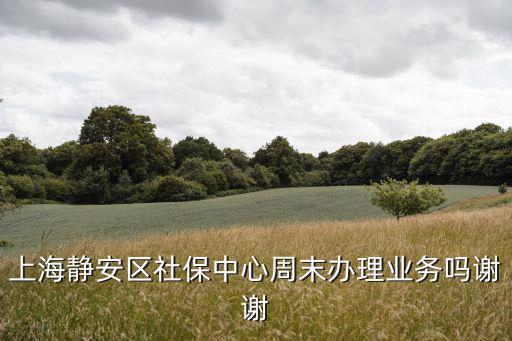 上海靜安區(qū)社保中心周末辦理業(yè)務(wù)嗎謝謝
