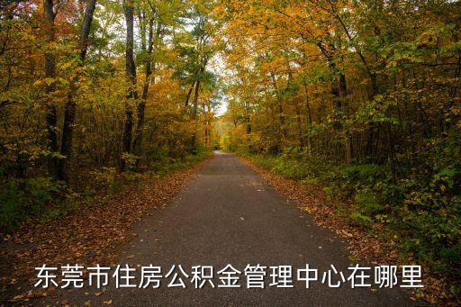 東莞市住房公積金管理中心在哪里