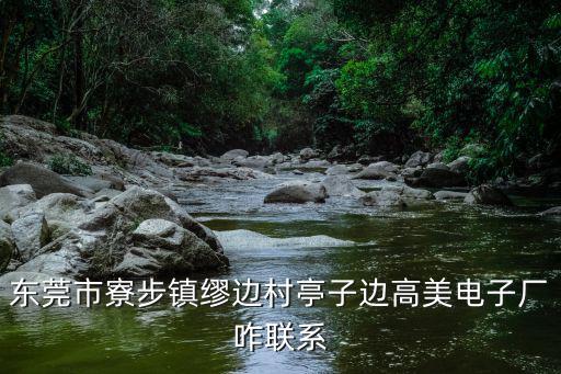 東莞市寮步鎮繆邊村亭子邊高美電子廠咋聯系
