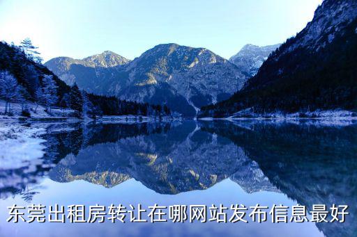 東莞出租房轉讓在哪網站發布信息最好