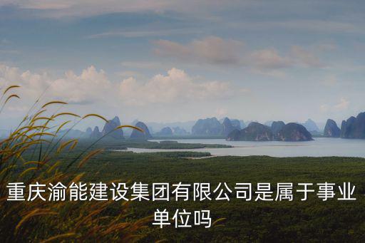 重慶渝能建設集團有限公司是屬于事業單位嗎