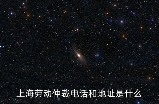 上海市勞動仲裁受理，上海勞動仲裁電話和地址是什么