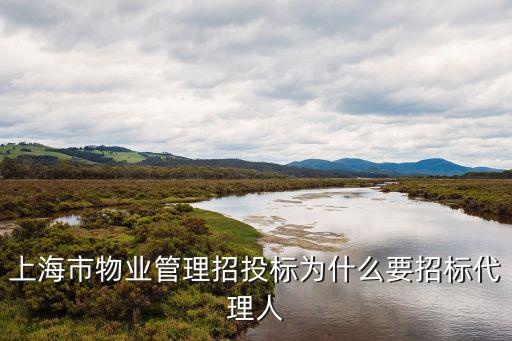 上海市物業(yè)公司招標(biāo)，上海市物業(yè)管理招投標(biāo)為什么要招標(biāo)代理人