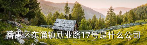 番禺區東涌鎮勵業路17號是什么公司