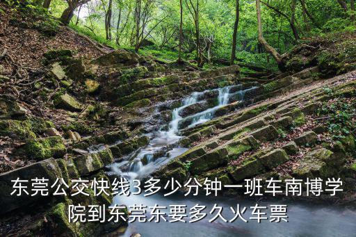 東莞公交快線3多少分鐘一班車(chē)南博學(xué)院到東莞東要多久火車(chē)票