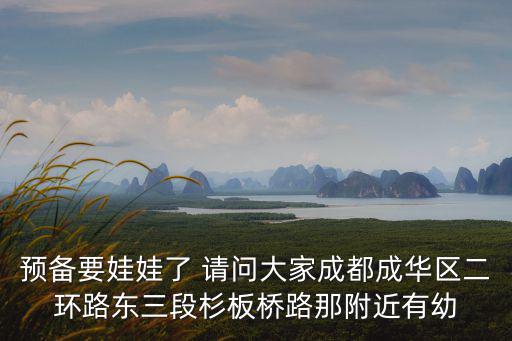 預備要娃娃了 請問大家成都成華區二環路東三段杉板橋路那附近有幼