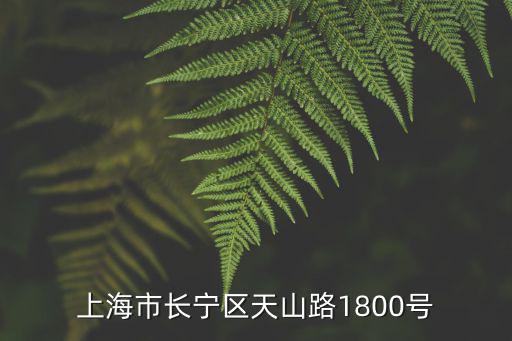 上海市長寧區天山路1800號