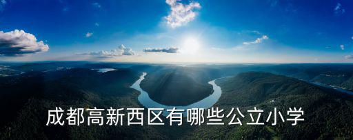 成都高新西區有哪些公立小學